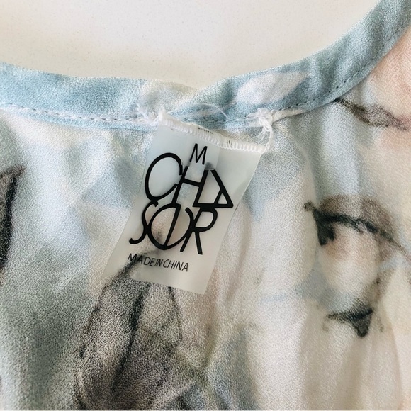 Chaser Tahitian Bloom Swim Cover Up Size Medium NWT - Picture 8 of 10